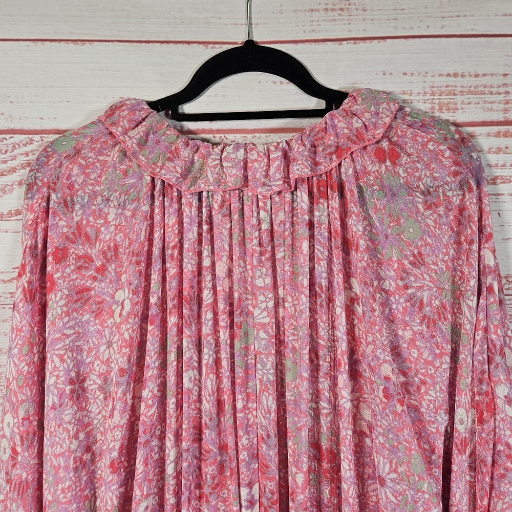 Free People Feeling Groovy Pink Floral maxi dress - Picture 16 of 16